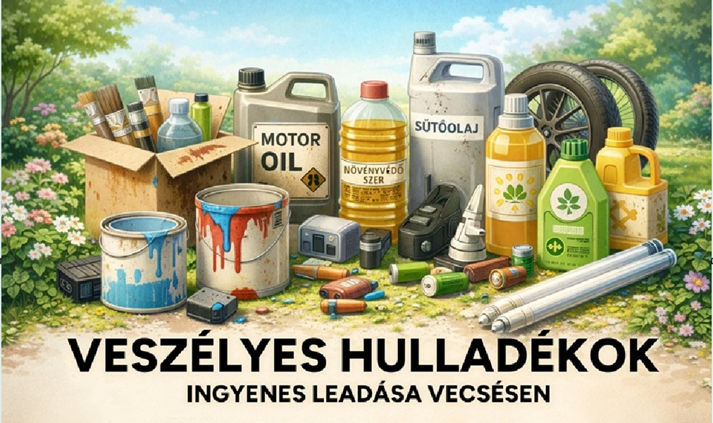 Tájékoztatás veszélyes hulladékok díjmentes leadásáról