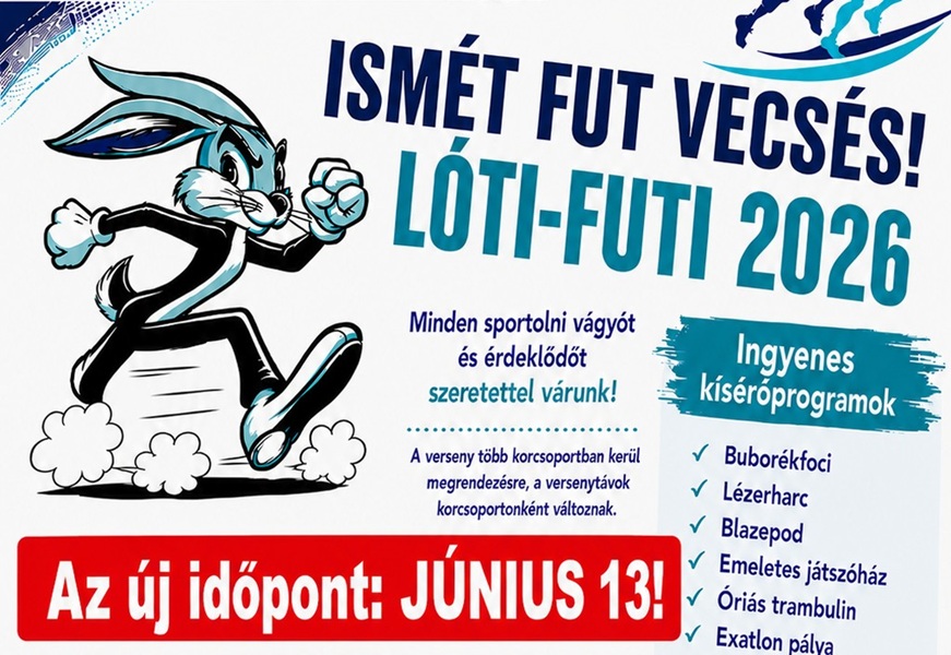 JÚNIUS 13-ÁN LESZ A LÓTI-FUTI!