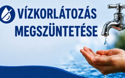 Vízkorlátozás megszüntetése