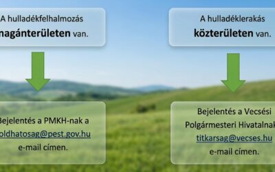 Illegális hulladéklerakást észlelt? Így tehet bejelentést!